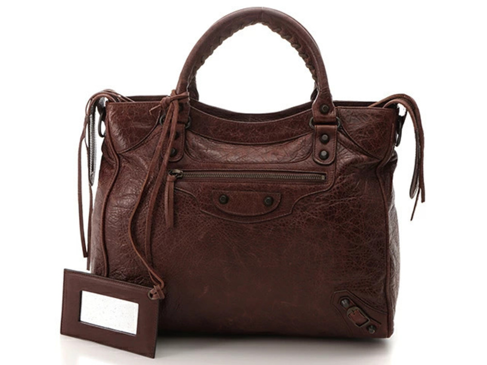 Balenciaga Bag Vero Handbag Shoulder Brown Leather